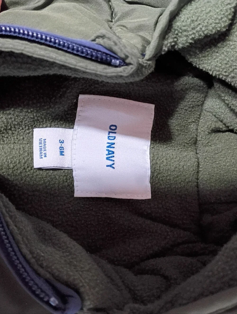 Old Navy Olive Green Baby Snowsuit